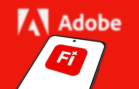 Chittagong, Bangladesh- 17 May 2026: Adobe Firefly logo is displayed on the screen of a smartphone