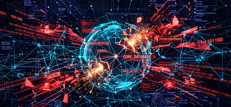 Cyber attack simulation global cybersecurity conference digital media