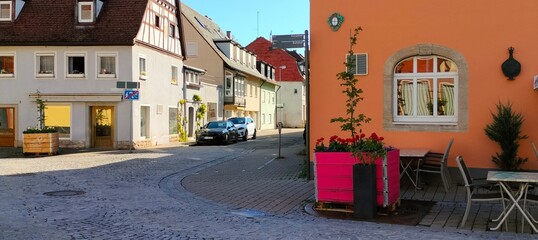 Fototapeta premium narrow street in the old town