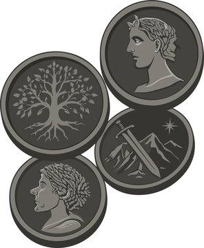 set of coins