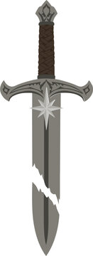 medieval sword and shield