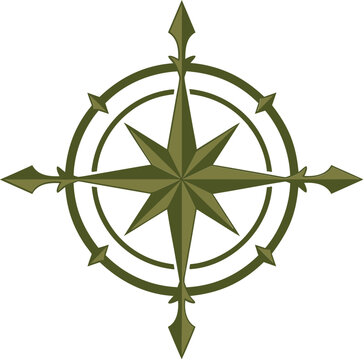 compass rose vector illustration