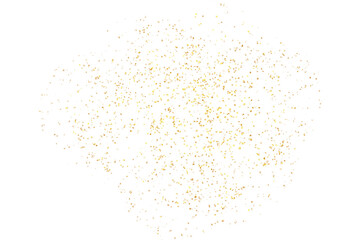 Fototapeta premium Luxury Gold Glitter Overlay PNG, Elegant Shimmer Sparkle Dust Particle Effect, Transparent Background