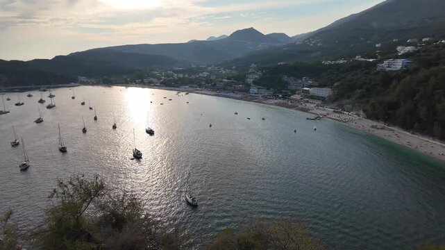 Amazing Summer view of Town of Parga, Epirus, Greece