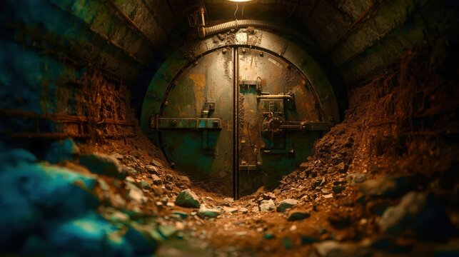 old abandoned bunker