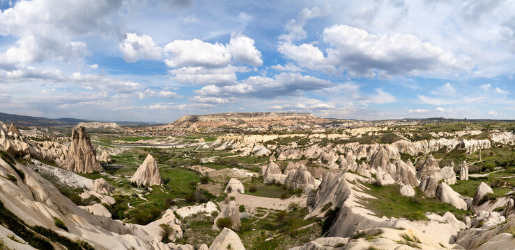 Cappadocia landscape in  in Central Anatolia, Turkey