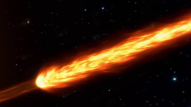 Solar Destiny: Comet's Journey to the Sun