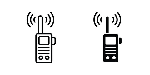 Two way radio icon © Topline