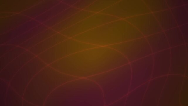 Abstract background with flowing red light curves on dark gradient