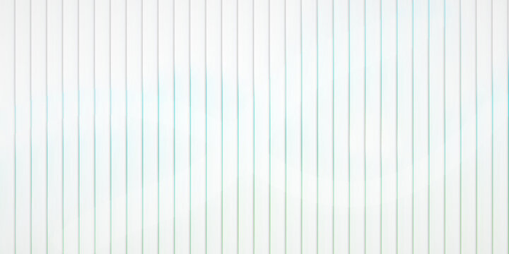 Abstract White Vertical Wood Panel Background with Modern Cyan Gradient for Corporate Website Banner