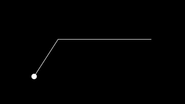 Minimalist lower third callout animation with tracking point on black background, motion minimalist clean