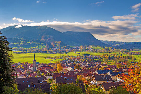 Burgberg - Ort - Allg&auml;u - Herbst - Dorf 
