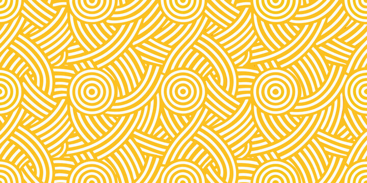 abstract wave pattern with concentric circles yellow and white