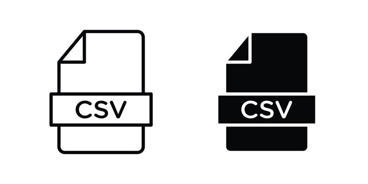 Download CSV file icon