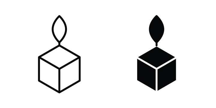 Eco packaging icon