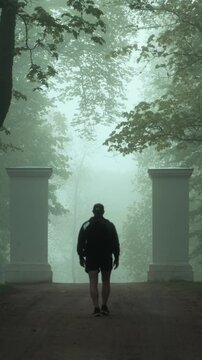 walking in the park