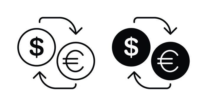 Money exchange icon