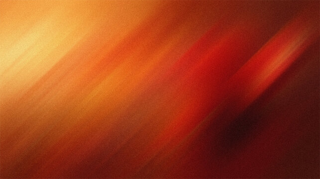 Vibrant orange and deep red diagonal abstract motion background with artistic grainy texture for high impact visual design.