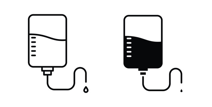 Blood transfusion icon