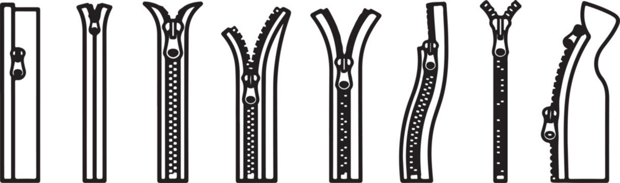 Vector icons knife and dagger set illustration Vector