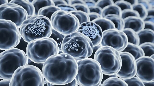 Pancreatic beta cells gradually losing function and reducing insulin production
