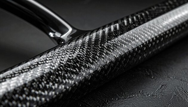 Abstract Carbon Fiber Texture Background with Sleek Modern Design