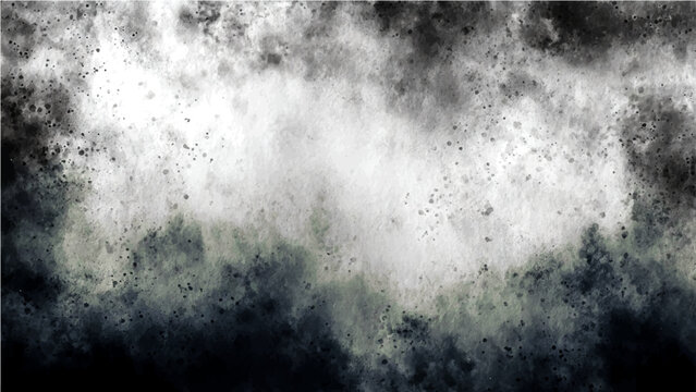 Smoke and ash texture background with distressed effect and gritty, dark, moody atmosphere creating abstract distressed backdrop with dark smoke and ash specks.