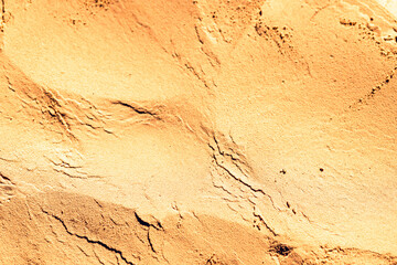 Fototapeta premium natural Brown Powder Texture Background with Fine Cracks and Rough Surface