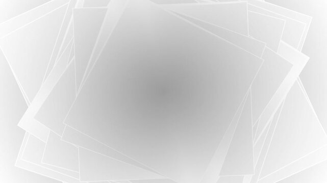 white color square shapes gradient design loopable geometrical background