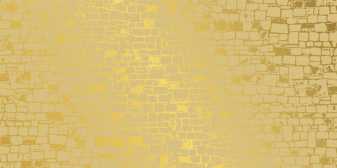 Obraz premium Gold Grunge Texture with distressed effect. Gold grunge wall texture. Abstract patina background. Vintage luxury Gold Background. Vector illustration