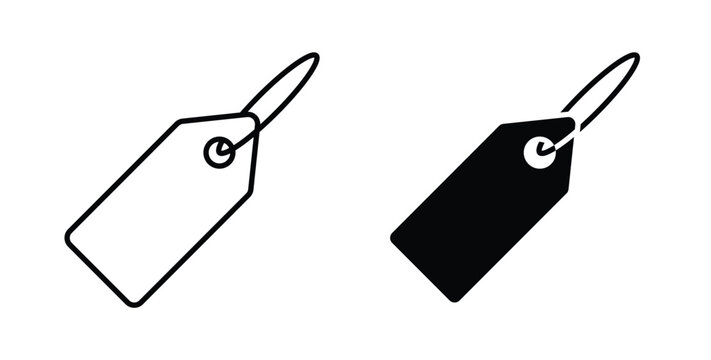 Label icon vector art set