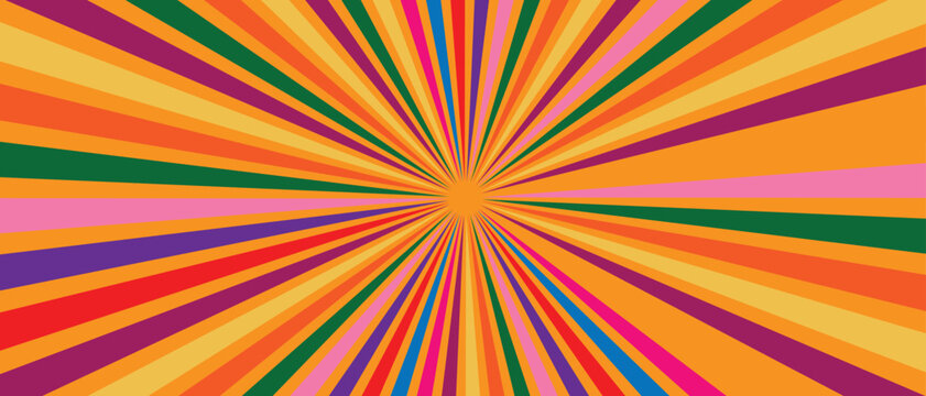 Vector set of groovy hippie 70s backgrounds. Waves, swirl, twirl pattern. Groovy Christmas psychedelic poster background. Vector holiday design illustration