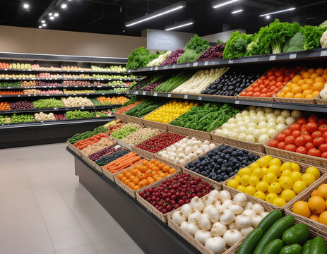 A vibrant abundance of fresh produce