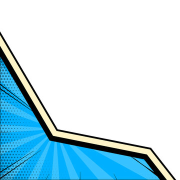 Comic Pop Art Halftone Corner