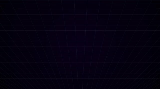 Abstract dark digital grid background with glowing lines creating a futuristic virtual space concept.