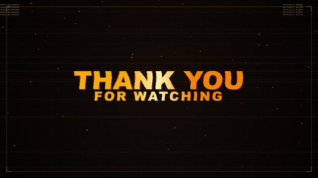Thank you for watching 4K