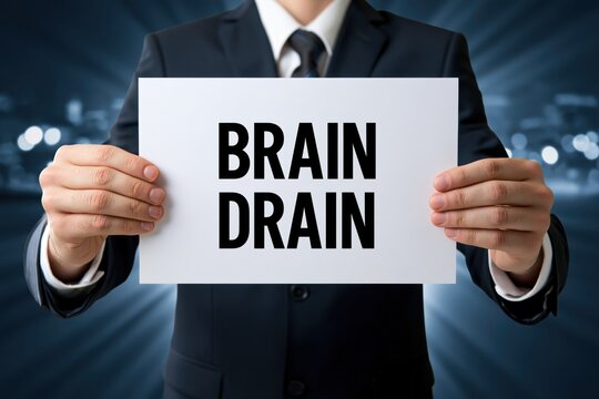 Corporate Professional Highlighting the Problem of Brain Drain