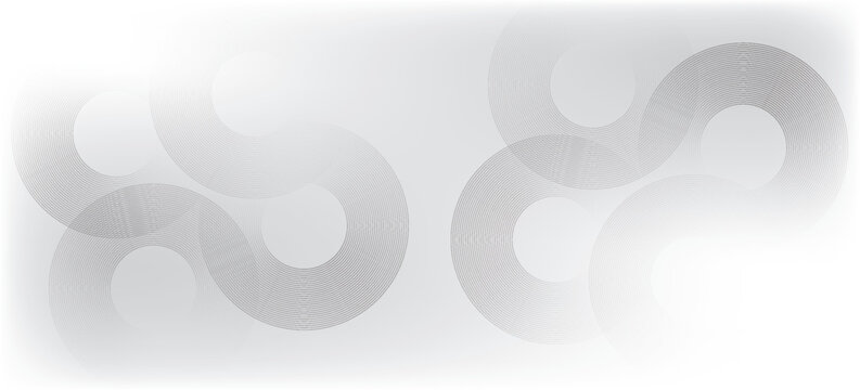 Black abstract background with circle lines. Modern black gray gradient rings. Suitable for banner, cover, poster, website, presentation, brochure, flyer, header,vector,eps.10