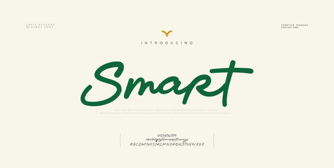 Script elegant alphabet letters font logo. Typography luxury classic lettering serif fonts decorative wedding vintage retro logos, design for fashion beauty shop and brand. © Covecave