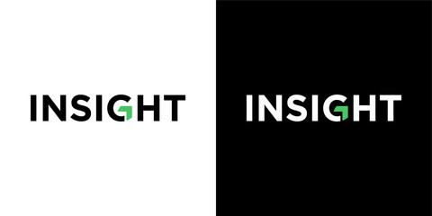 insight word mark logo design inspiration © arbain
