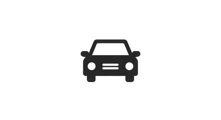 Obraz premium A sleek car illustration showcases a vehicle on a plain background