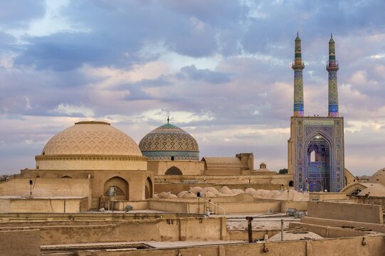 Masjid-e Jame Mosque or Friday Mosque, Yazd, Iran