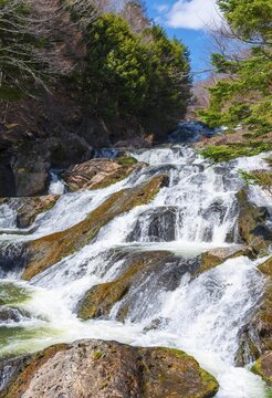 Yudaki Waterfall, River Yu, Nikkō National Park, Nikkō, Tochigi Prefecture, Japan