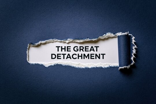 The Great Detachment a social trend of disengagement