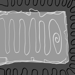 Abstract image for printing. Picture for modern interiors. The picture is painted by hand on a tablet. © neurostructure