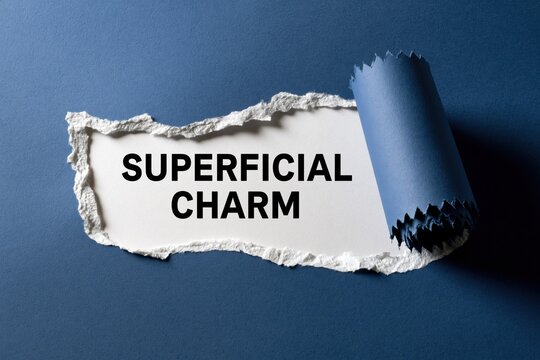 SUPERFICIAL CHARM a trait of manipulative personalities.