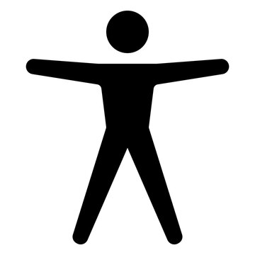 Person Arms Spread T-Pose
