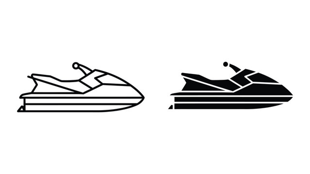 Person riding a jet ski on water