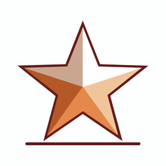 Obraz premium Bronze Star Award Icon