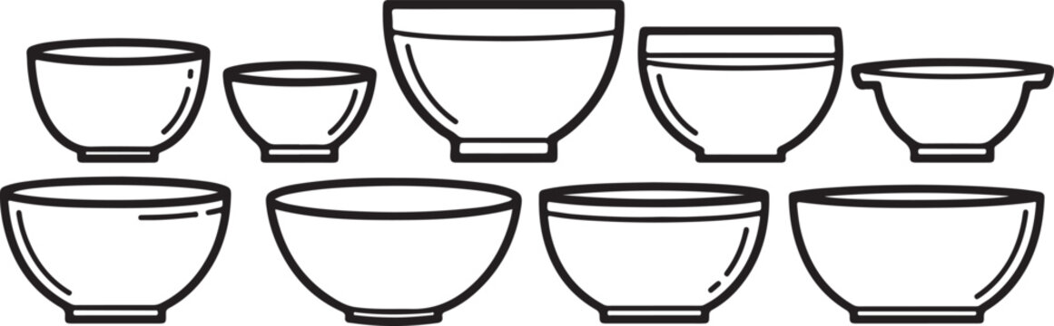 Isometric set of colorful hollow geometric shapes vector illustration Vector